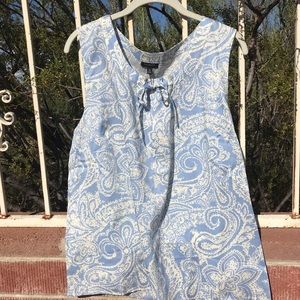 Talbot’s sleeveless blouse